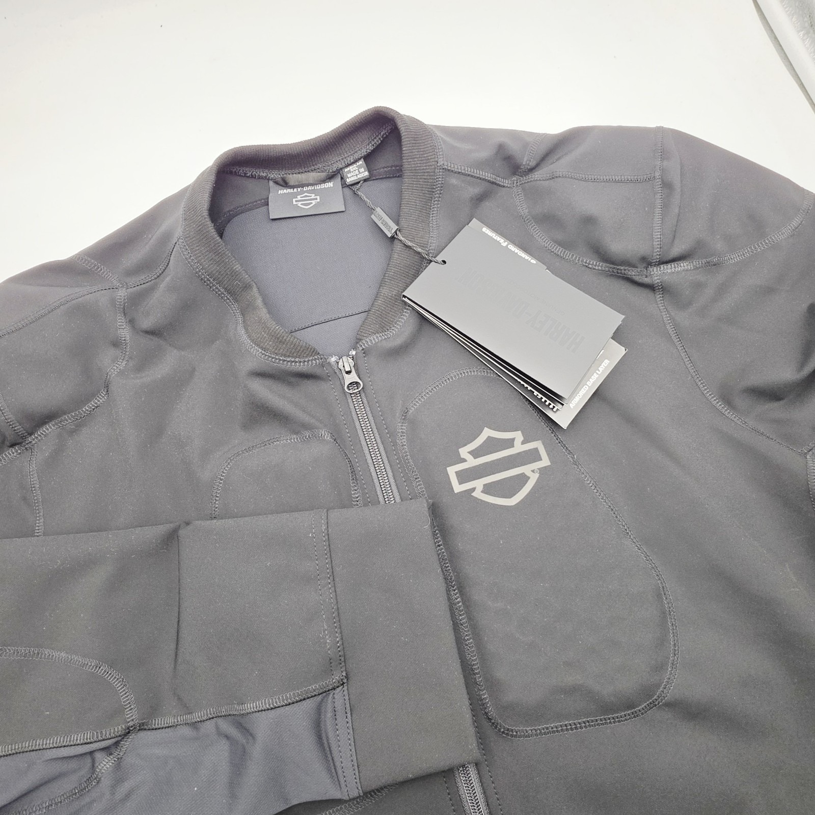 Harley-Davidson Men's 3xl Hd-Tech Armored Base Layer Full Zip Jacket Nwt